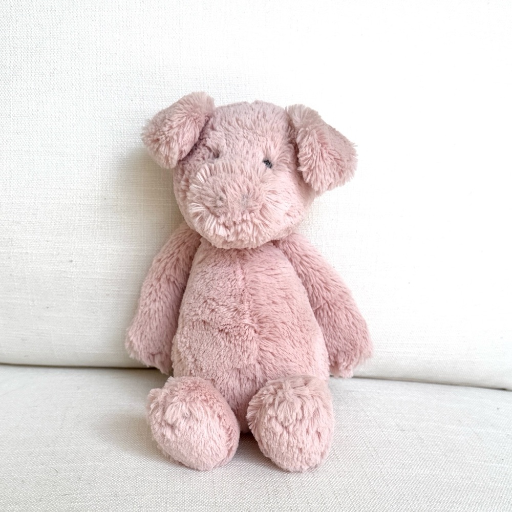 Jellycat Retired Bashful Pig Medium Pink 12” Plush EUC